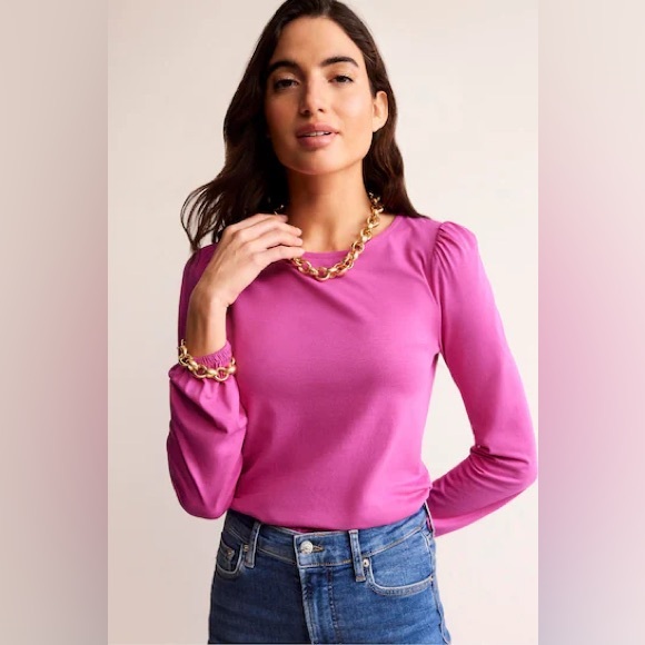 2/$80 NWT Pink Long Sleeve Top - Picture 1 of 3